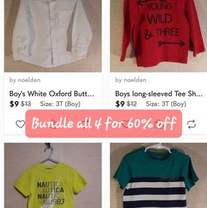 Boys long-sleeved Tee Shirt size 3